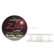 Поводковый материал для зиг рига 0,28mm Gardner Zig Link 10lb Clear 4.5kg