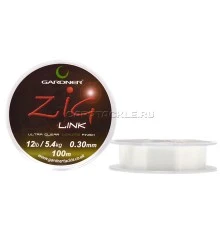 Поводковый материал для зиг рига 0,30mm Gardner Zig Link 12lb Clear 5.4kg