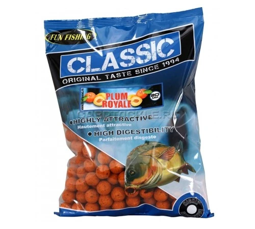 Тонущие бойлы Fun Fishing Classic Plum Royal 20mm 1kg