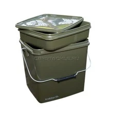 Ведро с вставкой 13л Trakker OLIVE SQUARE CONTAINER