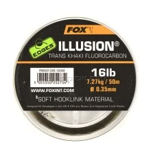 Флюорокарбоновый материал Fox EDGES Illusion Trans Khaki 16lb 0.35mm 50m