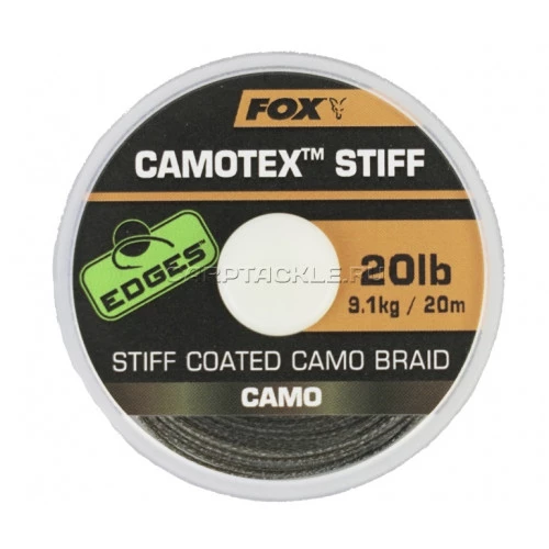 Поводковый материал Fox Edges Camotex Stiff Coated Camo Braid
