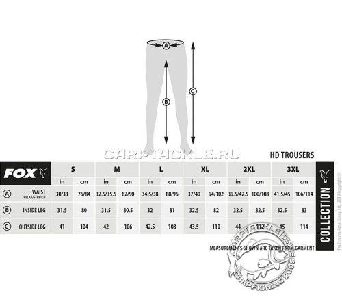 Брюки Fox Collection HD Green Trouser