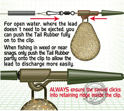 Клипса для грузил Gardner COVERT LEAD CLIPS