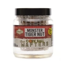 Бойлы нейтральной плавучести 15мм Dynamite Baits Monster Tiger Nut Cork Ball Waflers Тигровый орех 15мм