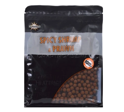 Тонущие бойлы Dynamite Baits Hi-Attract Spicy Shrimp & Prawn