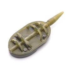 Кормушка методная средняя 15гр Preston In-Line Flat Method Feeder L