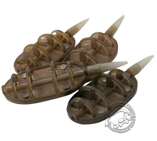 Кормушка методная средняя 30гр Preston In-Line Flat Method Feeder L