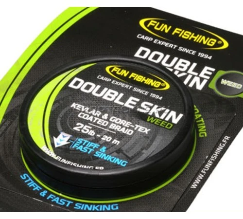 Поводковый материал цвет гравий Double Skin 25lbs Gravel 20m