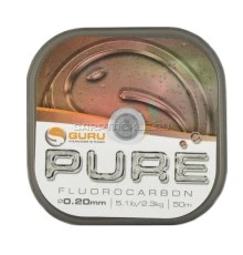 Поводковый материал Guru Pure Fluorocarbon 0.20мм 5,1lb