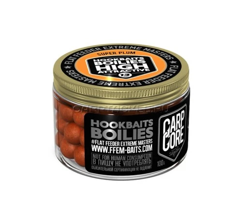 Бойлы тонущие FFEM Hookbaits Boilies Super Plum 13mm 100гр