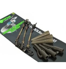 Набор для создания оснастки для грузил весом 113-142гр форма плоская Korda Cog Booms Flat Lead For 4-5 Oz