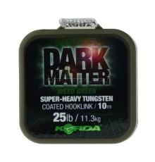 Поводковый материал Korda Dark Matter Tungsten Coated Braid Weed Green 25lb