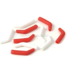 Коннектор для крючка средний красный/белый Korda Red/White Medium