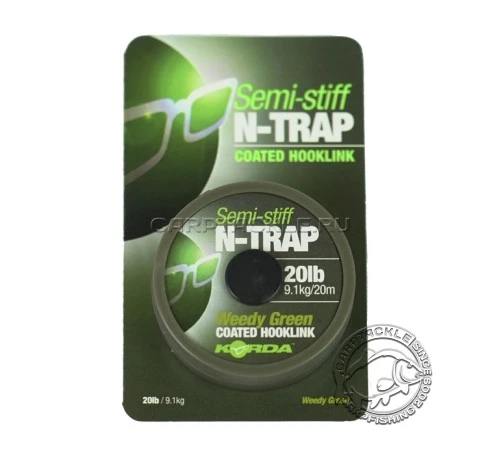 Поводковый материал Korda N-TRAP Semi-stiff 