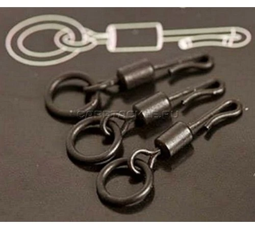 Вертлюг с кольцом и быстросъемом Korda Quick Change Ring Swivel