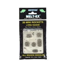 Растворимые пва пакеты KRYSTON MELTEX MINI ROCKETS 75x85мм 20шт