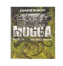 Крючки карповые размер №4 Gardner Covert Dark Mugga