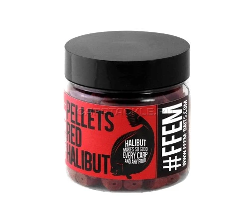 Насадочный пеллетс FFEM Hookbaits Pellets Red Halibut