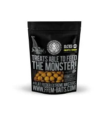 Растворимые бойлы 22мм FFEM Soluble Boilies Bananas 22mm 1kg Банан