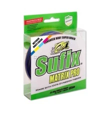 Шнур плетённый Sufix Matrix Pro Multi Color 250m 0.25mm