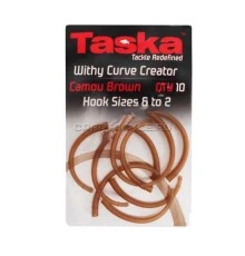 Силиконовый удлинитель крючка TASKA Withy Curve Creator 7-10 Brown