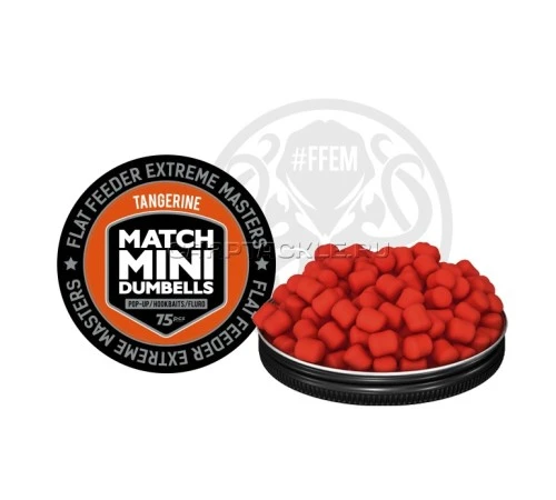 Плавающие дамбелсы 7х10 FFEM Pop-Up Match Mini Tangerine 7x10mm