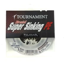 Шнур Daiwa Tournament Super Sinking Brown 150m 15lb 0.17
