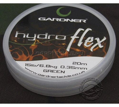 Флюорокарбоновый материал Gardner Hydro Flex 15lb (6.8kg) 0.35mm Green 20m