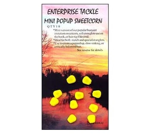 Искусственная кукуруза Enterprise Tackle Mini Sweetcorn Yellow Pop-Up Unflavored