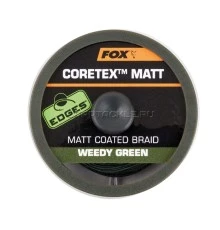 Поводковый материал в оплетке Fox EDGES Coretex Matt Weed Green 20lb