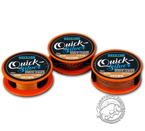 Плетеный шок-лидер Kryston Quicksilver Gold