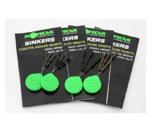 Огрузка для крючка Korda Sinkers Tungsten Hooking Weights Green - Medium
