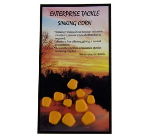 Искусственная тонущая кукуруза Enterprise Tackle Sinking Sweetcorn Orange