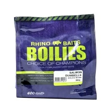 Тонущие насадочные бойлы 14мм Rhino Baits Salmon 14mm 0.5kg Лосось