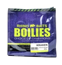Тонущие насадочные бойлы 14мм Rhino Baits Kraken 14mm 0.5kg Кальмар