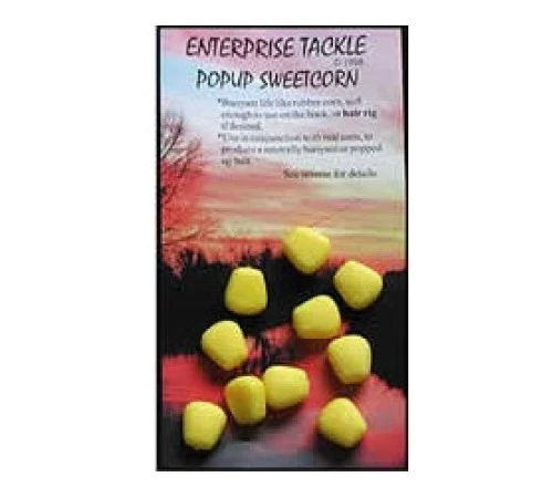 Искусственная тонущая кукуруза Enterprise Tackle Sinking Sweetcorn Yellow Unflavored