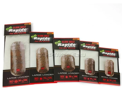 ПВА мешки Fox Edges Rapide Load PVA Bag Slow Melt Refills