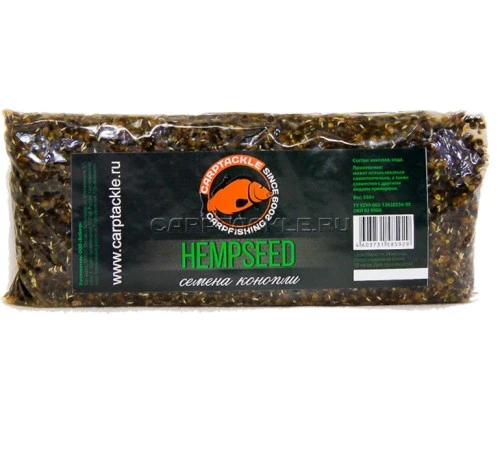 Семена конопли Carptackle Hempseed, пакет 550гр.